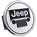 AUTOMOTIVE GOLD TJEEC JEEP CHROME TRAILER HITCH COVER