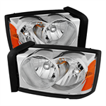 SPYDER 9025334 ( Akkon ) Dodge Dakota 05-07 Crystal Headlights - Chrome