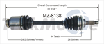 TRAKMOTIVE MZ-8138 CV Axle Shaft