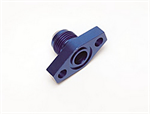 RUSSELL 697070 Fittings: Oil drain to male -10 AN adapter; blue a