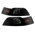 SPYDER 9030345 ( xTune ) Ford Mustang 99-04 OEM Amber Headlights - Black Smoked