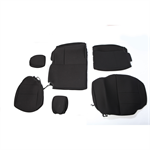 RUGGED RIDGE 13264.01 Seat Cover, Rear, Neoprene Black; 07-18 Jeep Wrang