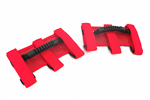 RUGGED RIDGE 13505.03 Ultimate Grab Handle Kit, Red; 55-18 Jeep CJ/Wrang