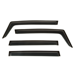 RUGGED RIDGE 11349.15 Window Visor Kit, 4-piece, Black, 15-18 Renegade B