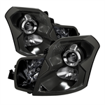 SPYDER 9023798 ( Akkon ) Cadillac CTS 03-07 Crystal Headlights - Halogen Model O