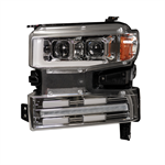 RECON 264396CLCS Headlight Assembly