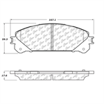 STOP TECH 105.13240 Brake Pad
