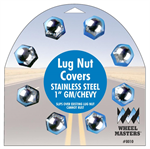 WHEEL MASTERS 8010 8PK 1' SS LUG NUT COVERS