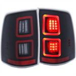 ANZO 311273 LED TAILLIGHTS BLACK