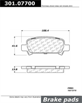 STOP TECH 301.07700 Brake Pad