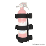 RUGGED RIDGE 13305.21 Fire Extinguisher Holder, Sport Bar, Black; 55-18