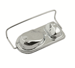 MR GASKET 5274 CHROME MASTER CYLINDER COVER FORD