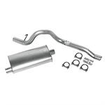 DYNOMAX 17463 SUPER TURBO EXHAUST KIT CHEROKEE/WRANGLER