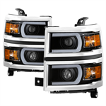 SPYDER 9034961 ( Akkon ) Chevy Silverado 1500 14-15 Projector Headlights - Light