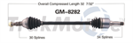 TRAKMOTIVE GM-8282 CV Axle Shaft