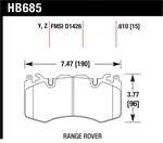 HAWK HB685Z.610 Brake Pad