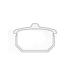HAWK HMC1001 ORGANIC DISC BRAKE PADS