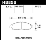HAWK HB856B.667 BRAKE PADS