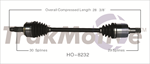 TRAKMOTIVE HO-8232 CV Axle Shaft