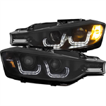 ANZO 121506 PROJECTOR HEADLIGHTS BLACK