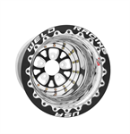 WELD 84B514208 15X14 V-SERIES BLACK CTR 5X
