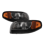 SPYDER 9036590 ( Akkon ) Chevy Corvette 97-04 Bumper Signal Lights - Black