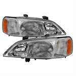 SPYDER 9029530 ( Akkon ) Acura TL 1999-2001 OEM Style headlights - Chrome