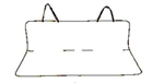 COVERCRAFT DE1011BK CANINE COVERS ECONO REAR