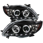SPYDER 5032515 ( Spyder Signature ) Toyota Corolla 09-10 Projector Headlights -