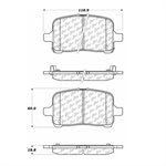 STOP TECH 103.10280 Brake Pad