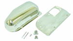 RUGGED RIDGE 11122.02 Windshield Wiper Motor Cover Kit, Stainless Steel;