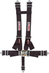 G-FORCE 6030BK Seat Belts: Latch & Link H-Type Harness Set; 5pt S