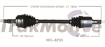 TRAKMOTIVE HO-8230 CV Axle Shaft