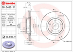 BREMBO 09.D450.11 Brake Rotor