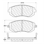 STOP TECH 105.09290 POSIQUIET CERAMIC PADS