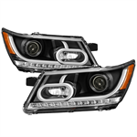 SPYDER 9036620 ( Akkon ) Dodge Journey 2009-2018 Light Bar DRL Projector  - Low