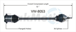 TRAKMOTIVE VW-8053 CV Axle Shaft