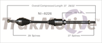 TRAKMOTIVE NI-8226 CV Axle Shaft