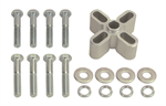 DERALE 31510 Fan Spacer Kit: 1' Length; 5/8' Pilot; Clear