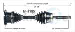 TRAKMOTIVE NI-8185 CV Axle Shaft