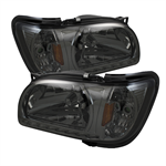 SPYDER 5056351 ( xTune ) Toyota Tacoma 01-04 1 Piece with Black Trim Corner Crys