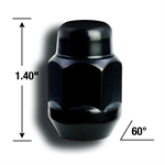 GORILLA 91137BCB 12MMX1.5 ACORN BLACK/CHROME