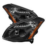 SPYDER 9025549 ( Akkon ) Nissan Maxima (Halogen Only) 07-08 Crystal Headlights -
