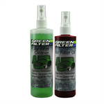 GREEN FILTER 2801 Air Filter Cleaner Kit: red oil