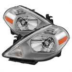 SPYDER 9023620 ( Akkon ) Nissan Versa 07-12 Crystal Headlights - Chrome
