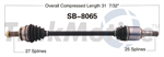 TRAKMOTIVE SB-8065 CV Axle Shaft