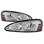 SPYDER 9023651 ( Akkon ) Pontiac Grand Prix 04-08 Crystal Headlights - Chrome