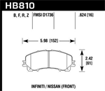 HAWK HB810F.624 Brake Pad