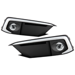 SPYDER 5087034 ( Spyder ) Honda Civic 2019+ Coupe/Sedan Chrome Trim OEM LED Fog