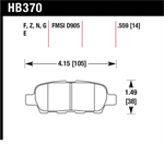 HAWK HB370B.559 Brake Pad